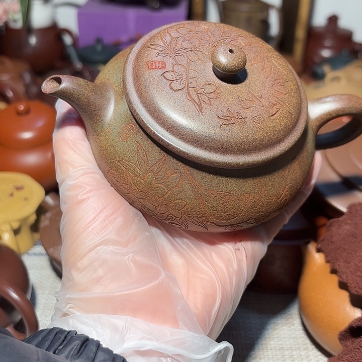 茶壶紫砂原矿宜兴紫砂微瑕