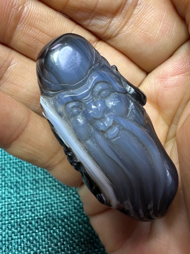 精品老玛瑙项链吊坠