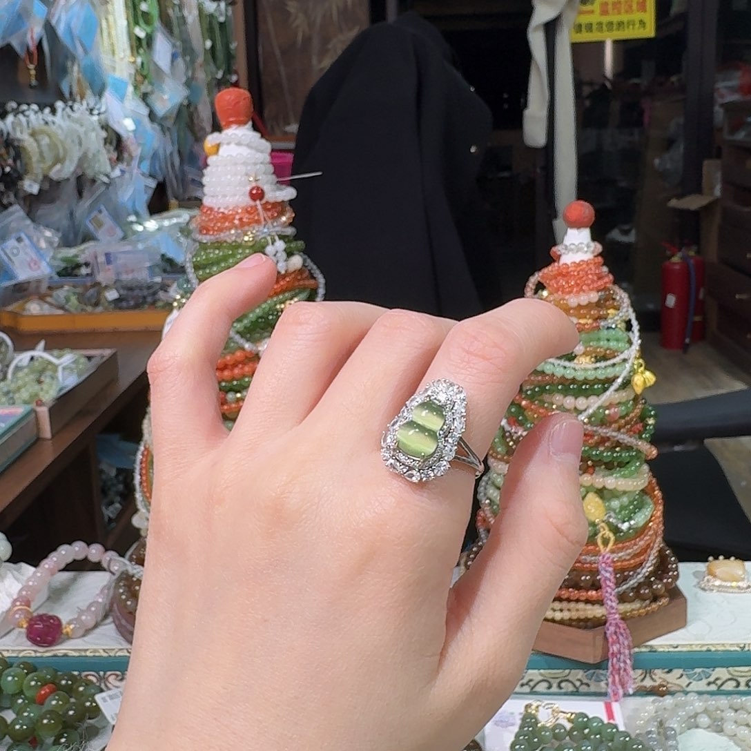 和田玉银S925镶嵌手链