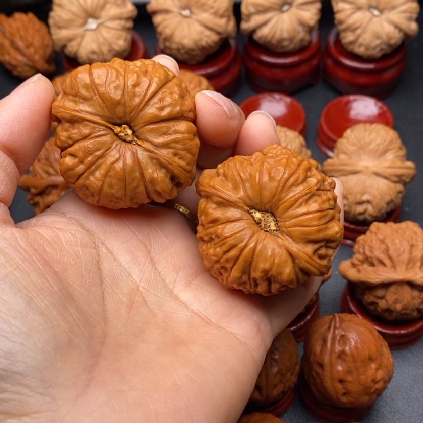 【闪购商品】文玩核桃把件44南瓜