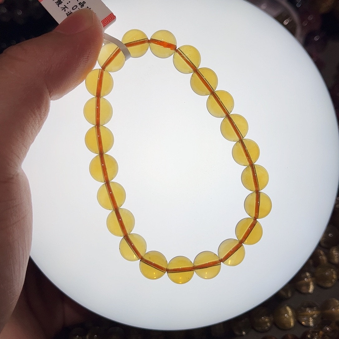 水晶手链未镶嵌黄水晶