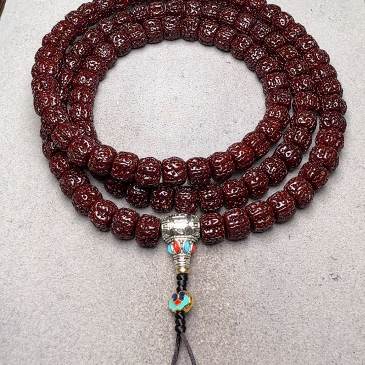 金刚菩提吊坠盘龙108尺寸12