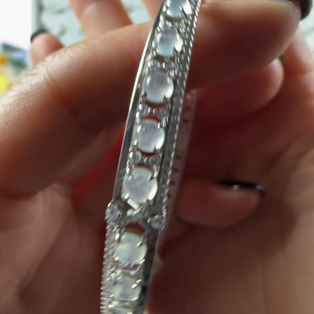 翡翠银S925镶嵌戒指