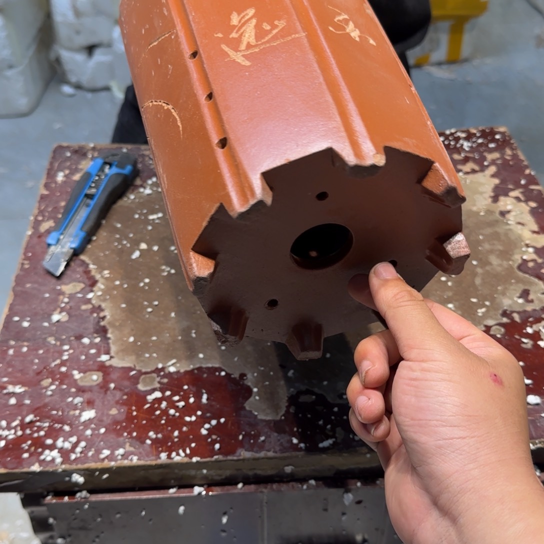 紫砂花盆瑕疵和瑕疵