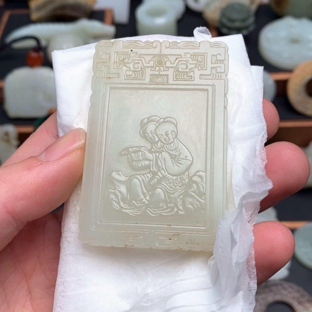 和田玉挂件未镶嵌