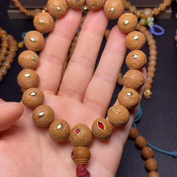 凤眼菩提手串铜眼14+手串