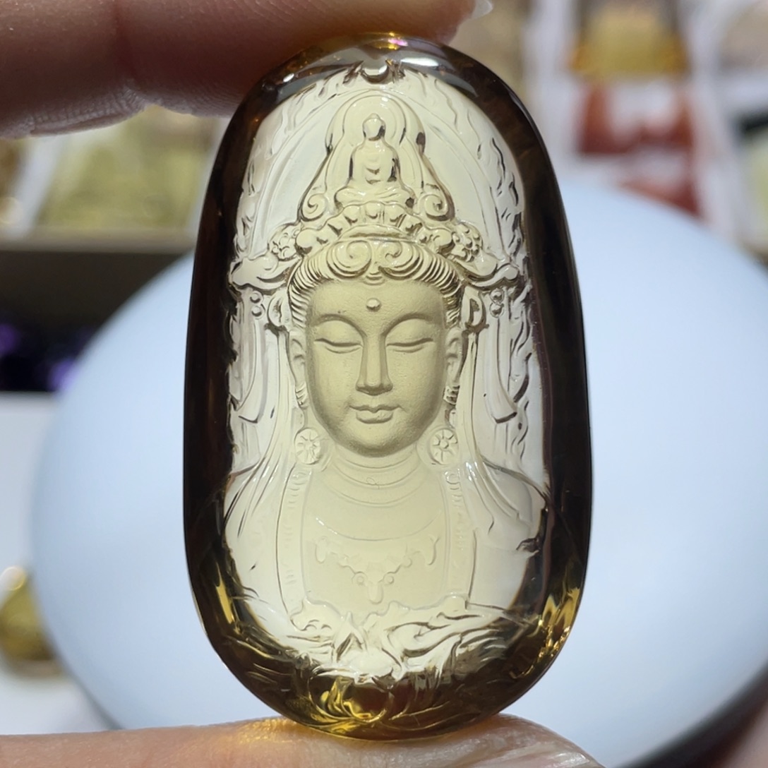 水晶颈饰未镶嵌定制