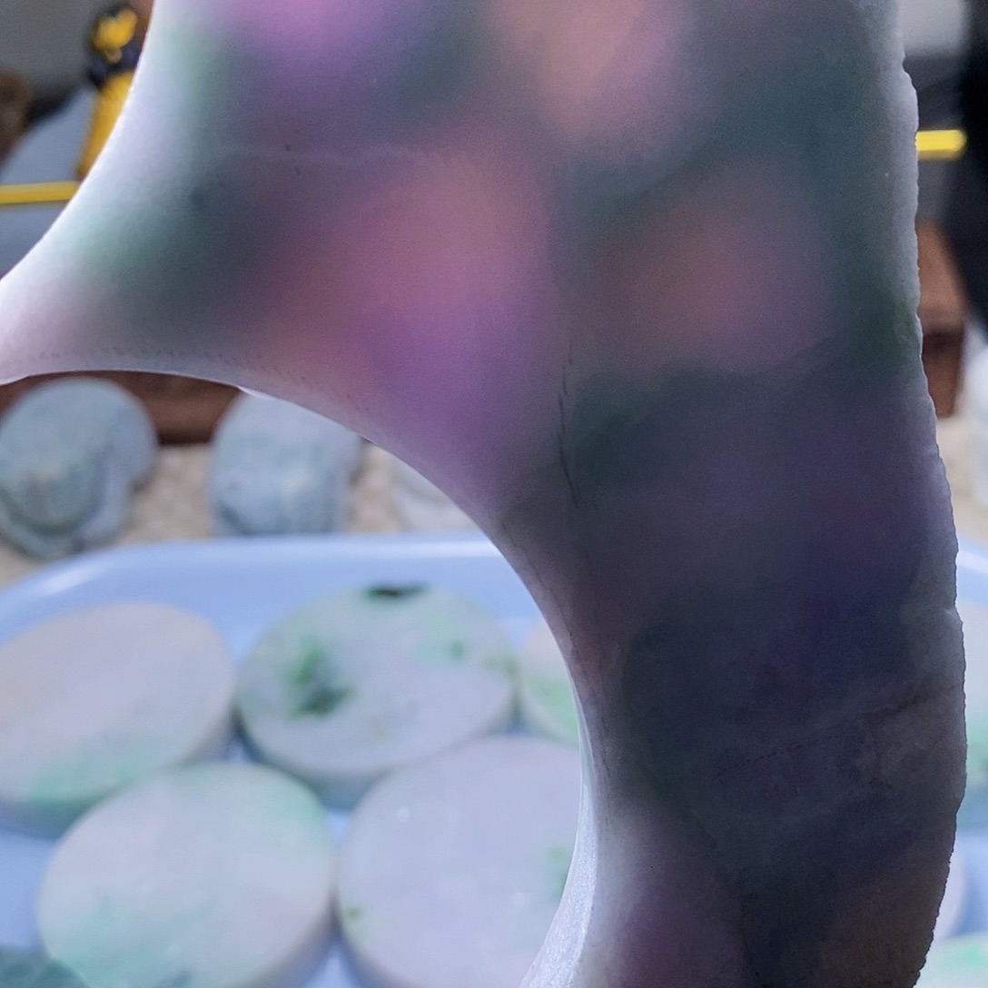 翡翠未镶嵌颈饰58866