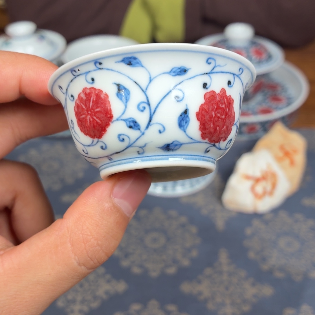 瓷杯子瓷姑娘景德镇陶瓷艺术