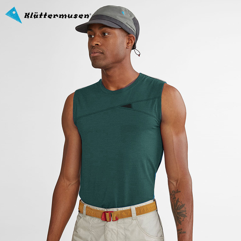 Klattermusen攀山鼠伐楠龙运动背心天丝羊毛快干男款坎肩 20636M