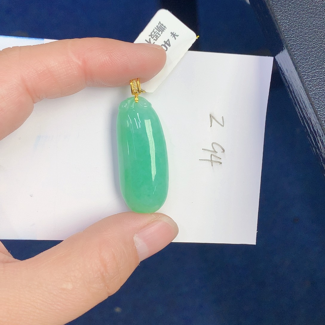 【闪购商品】翡翠颈饰18K金镶嵌000000000