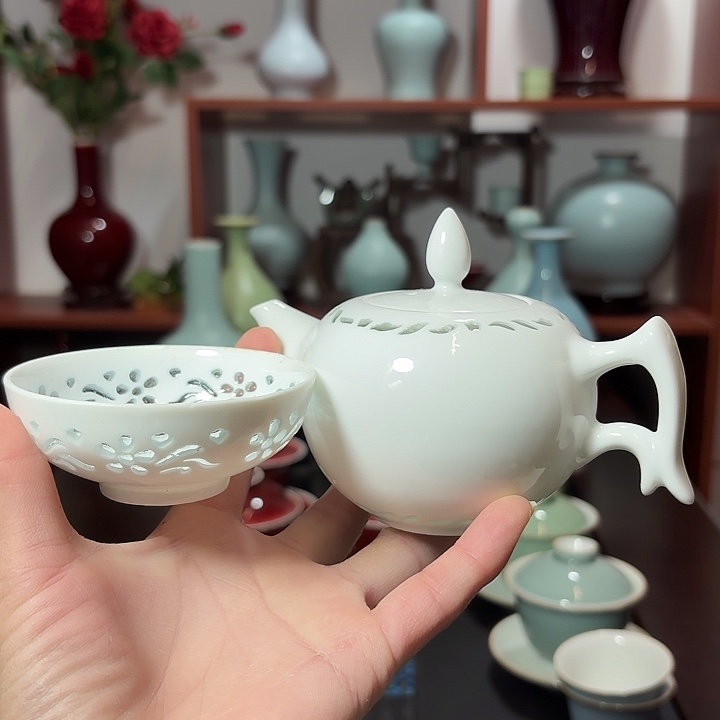 陶瓷景德镇高温陶瓷茶壶