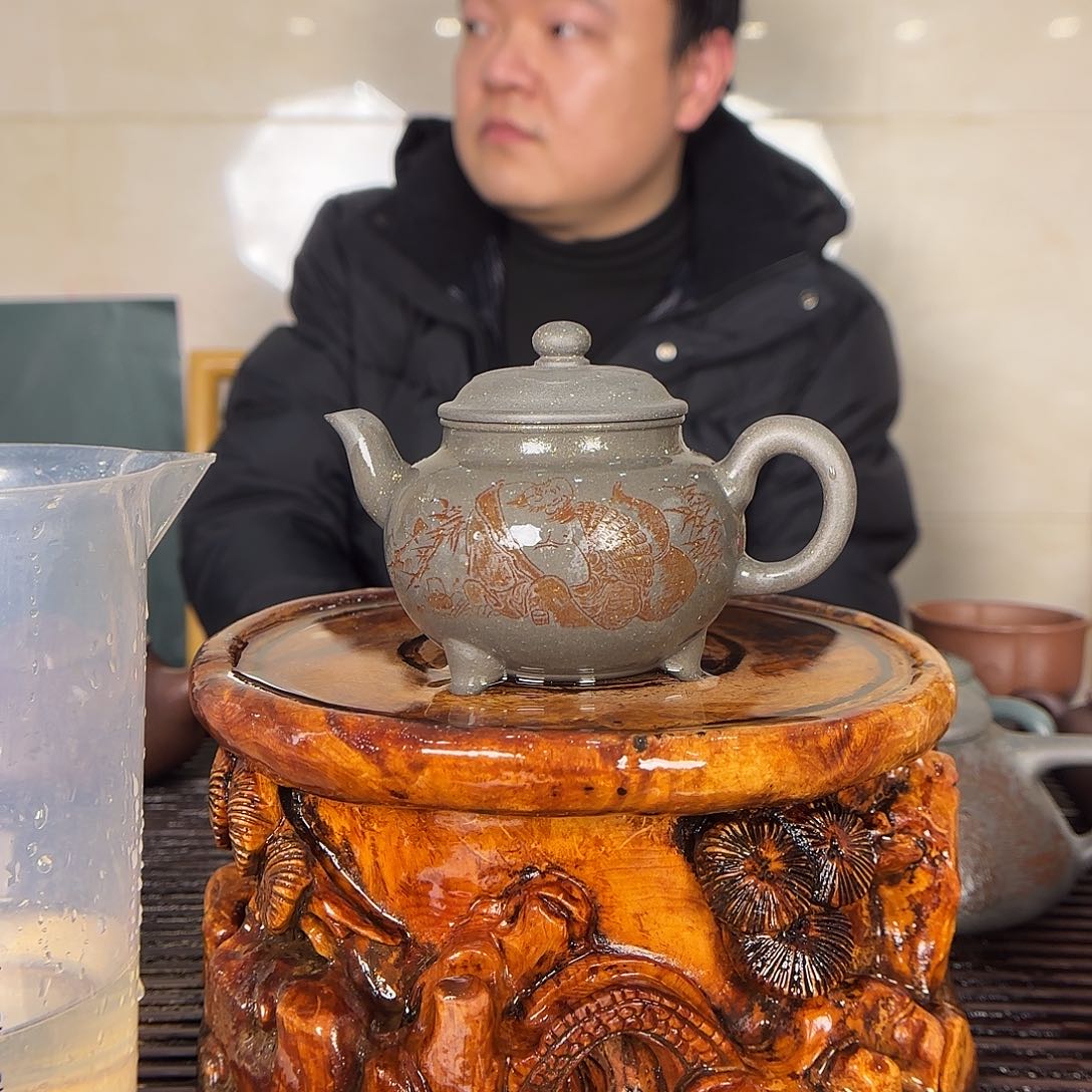 紫砂茶壶韩佳豪老师。280c c