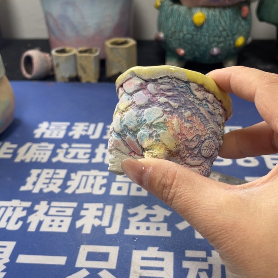 微瑕陶艺多肉花盆82