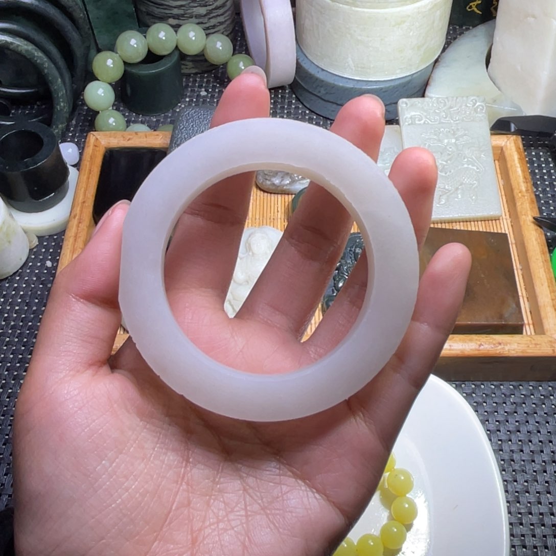 未镶嵌和田玉珠宝半成品杨**风