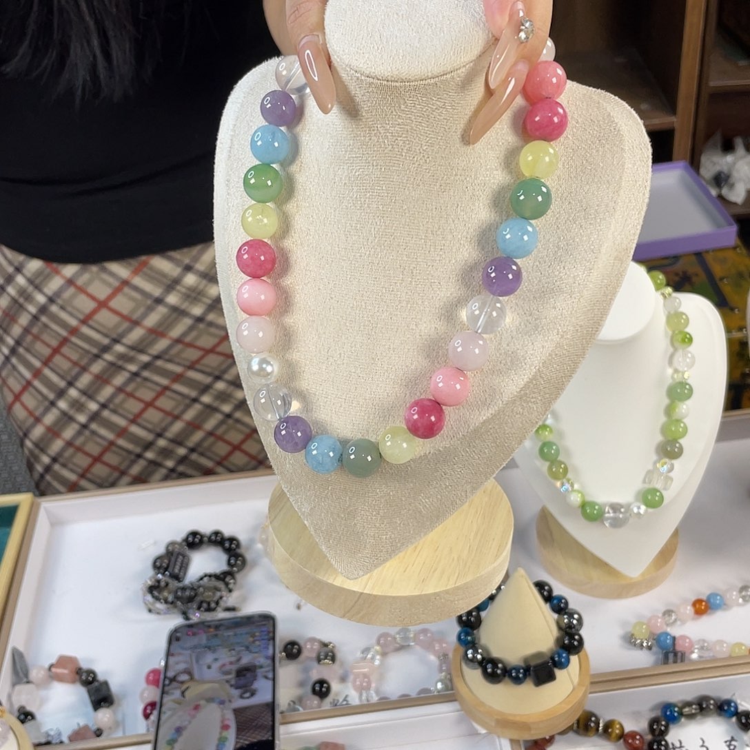 水晶手链银S925镶嵌