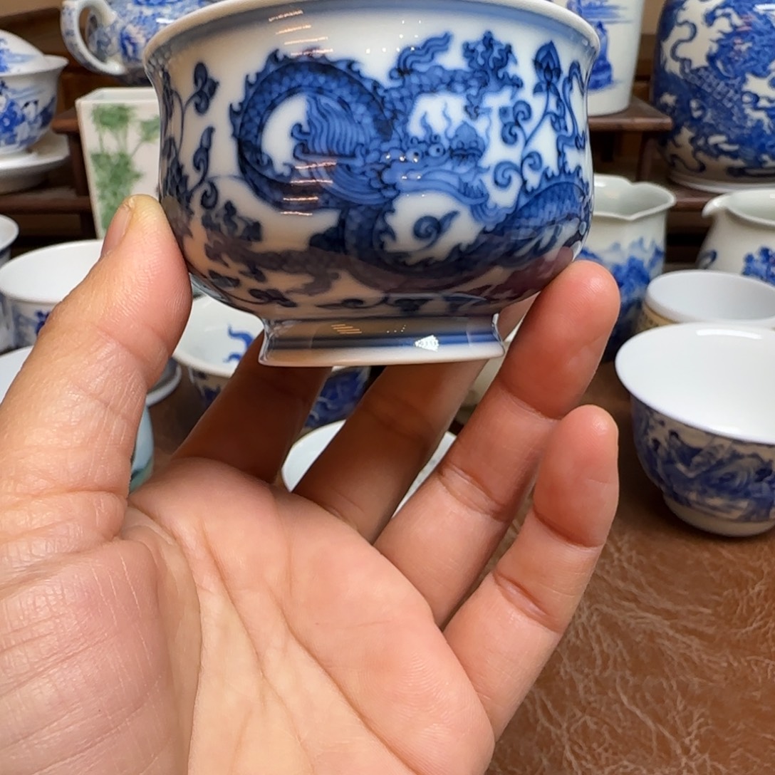 陶摆件今天晚上的月亮好美哦