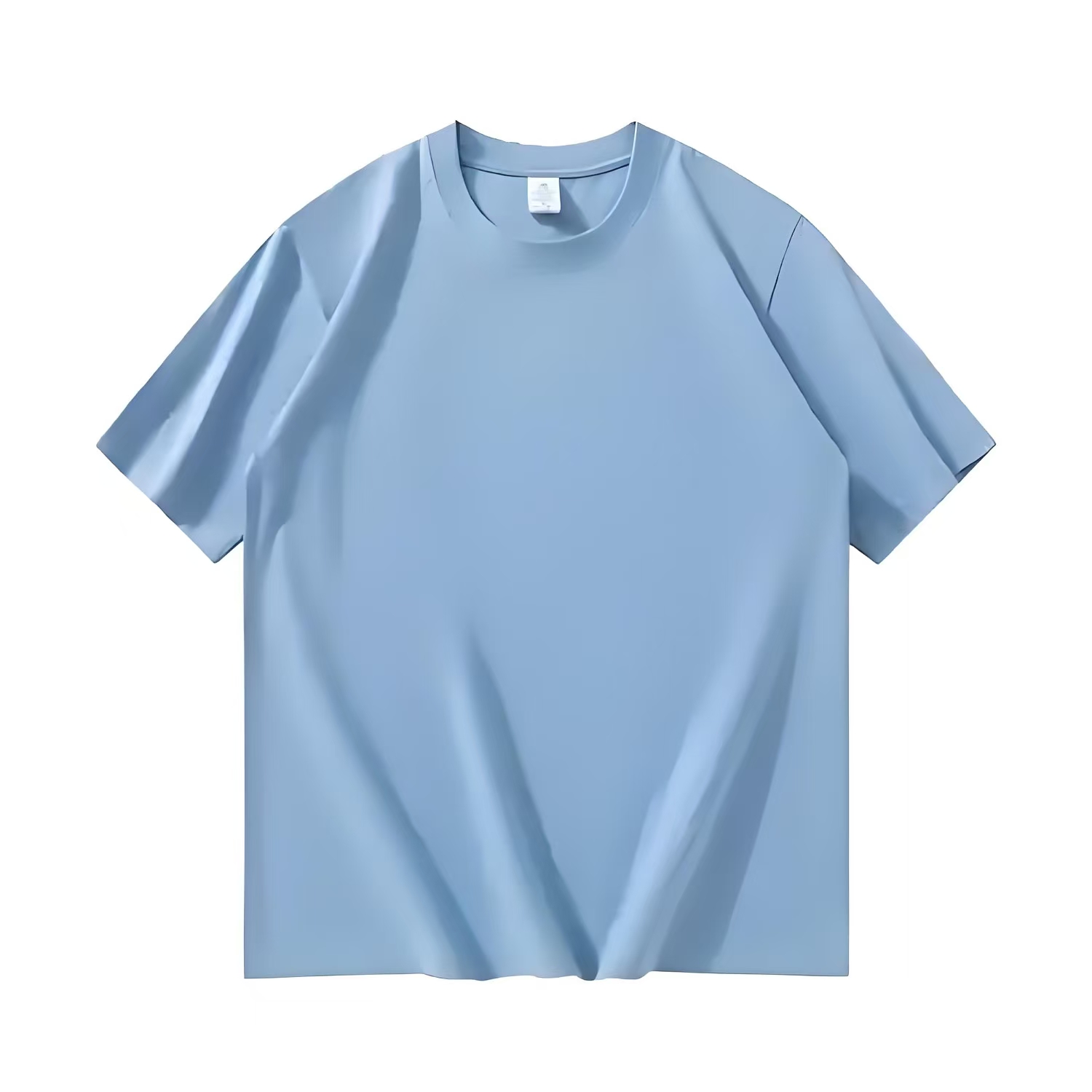 蓝色冰感速干T恤休闲运动