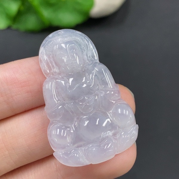 D8-天然A货翡翠-观音