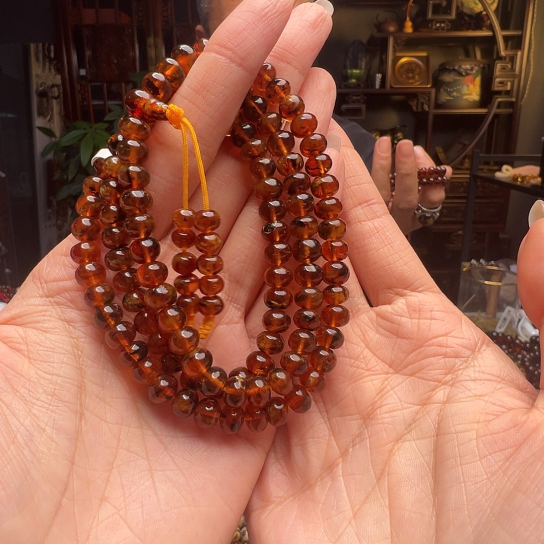 琥珀未镶嵌裸石抚顺琥珀20409七