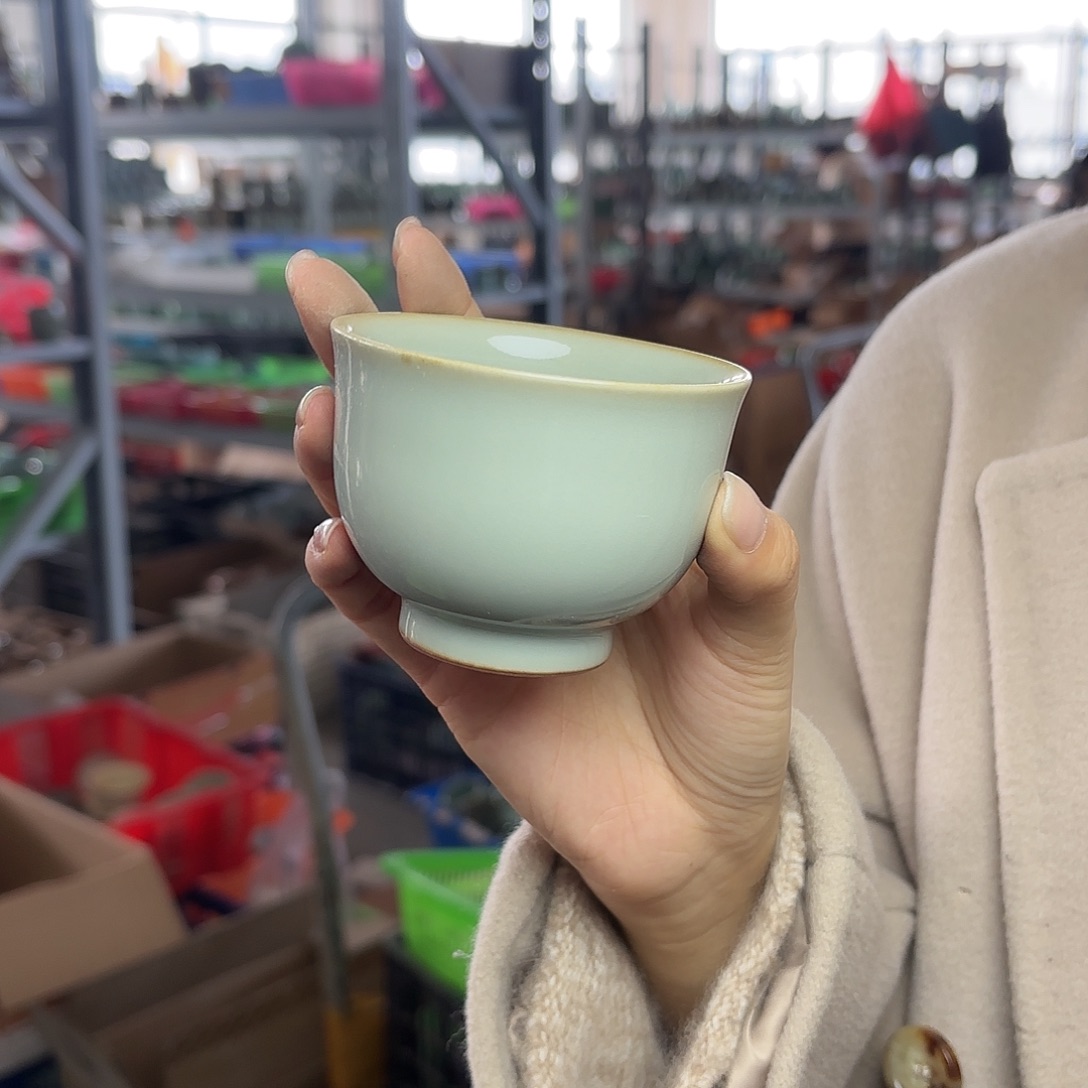 龙泉云间青瓷小米茶器