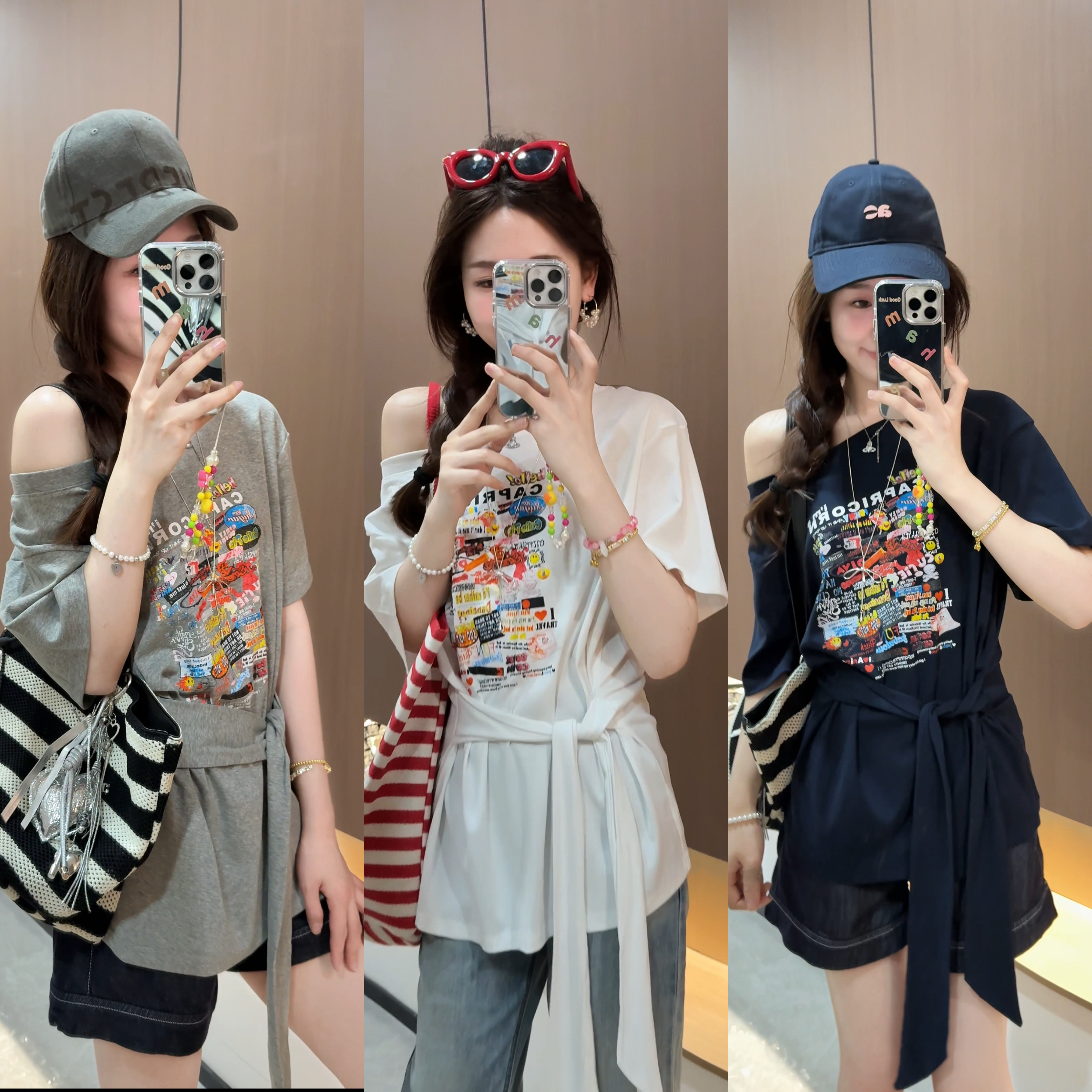 【街头休闲】丸子璐春夏季新款时尚潮牌女装T恤预WZLC5TX4468A