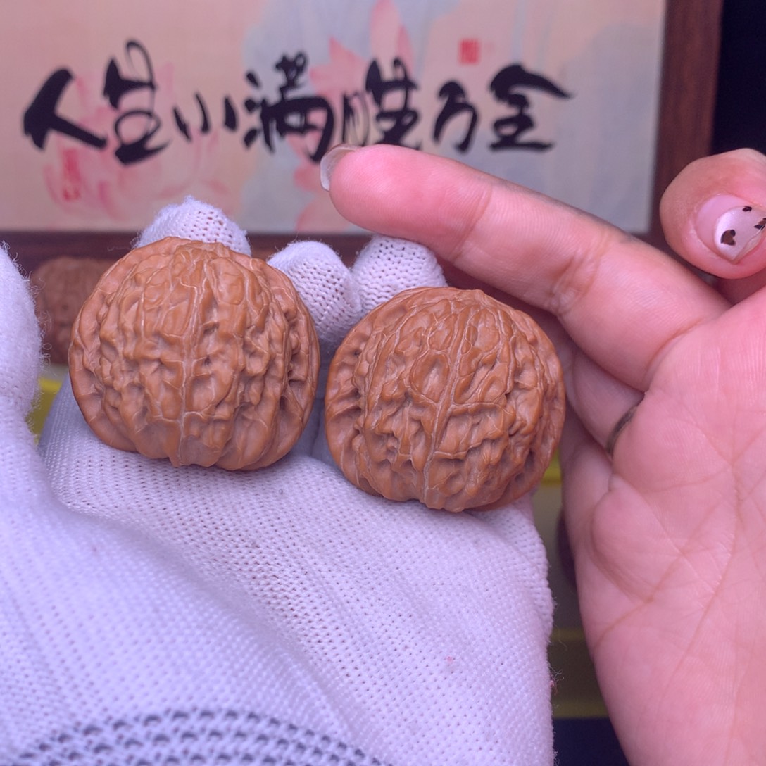 呼***呼文玩核桃把件39磨盘