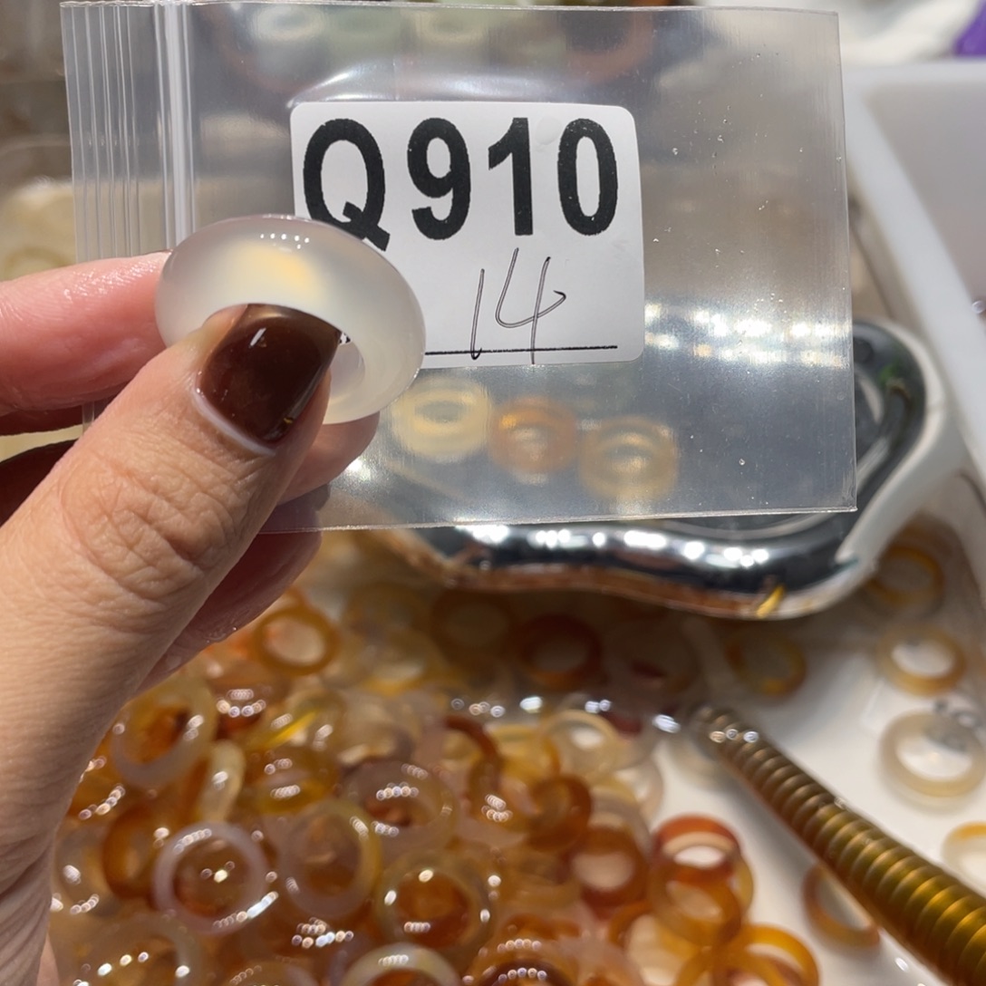 玛瑙/玉髓未镶嵌戒指910
