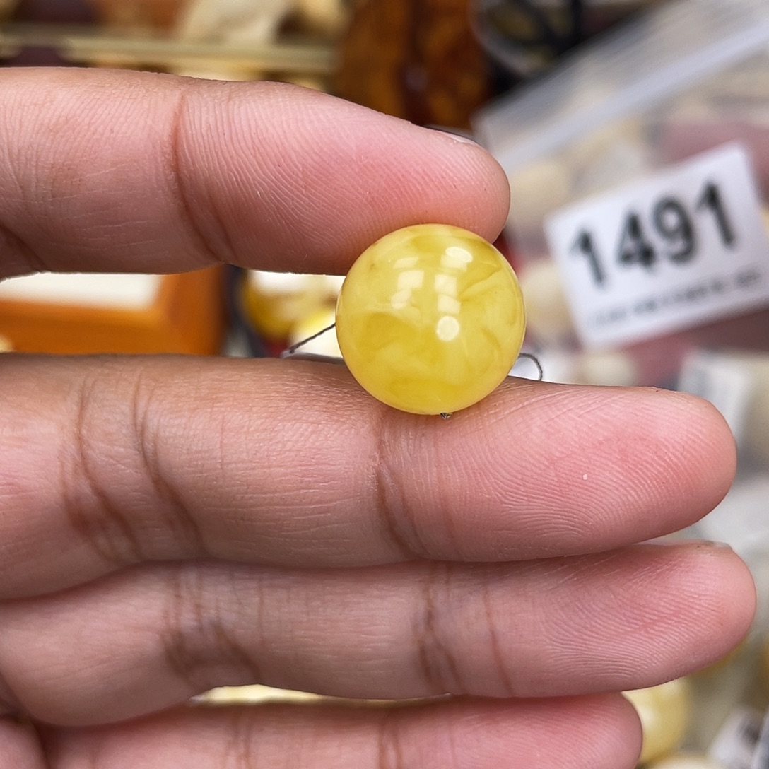 蜜蜡未镶嵌珠宝奇石粉14.8