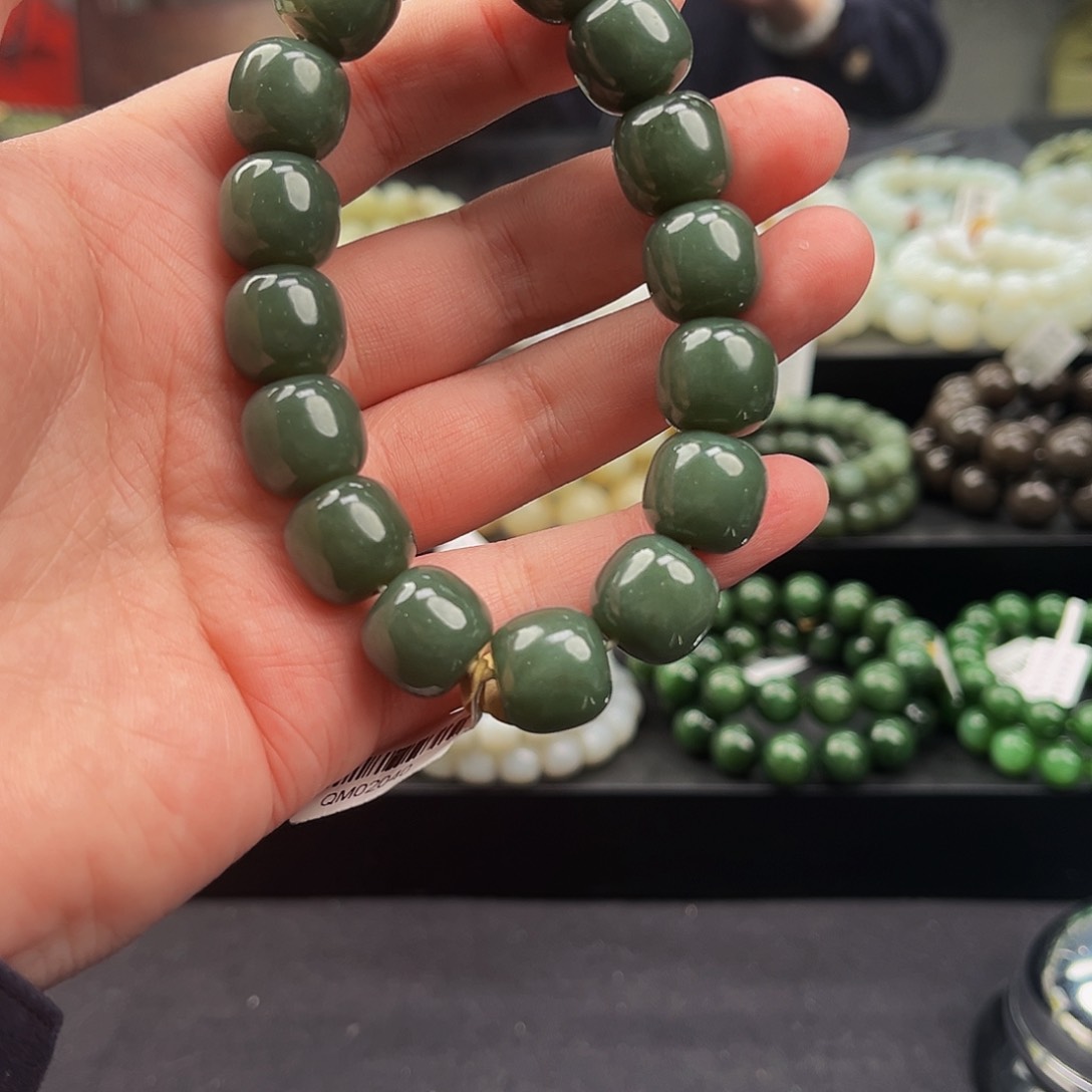 和田玉手串未镶嵌