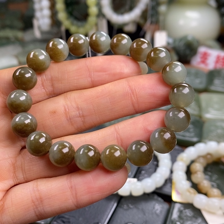 和田玉未镶嵌手链