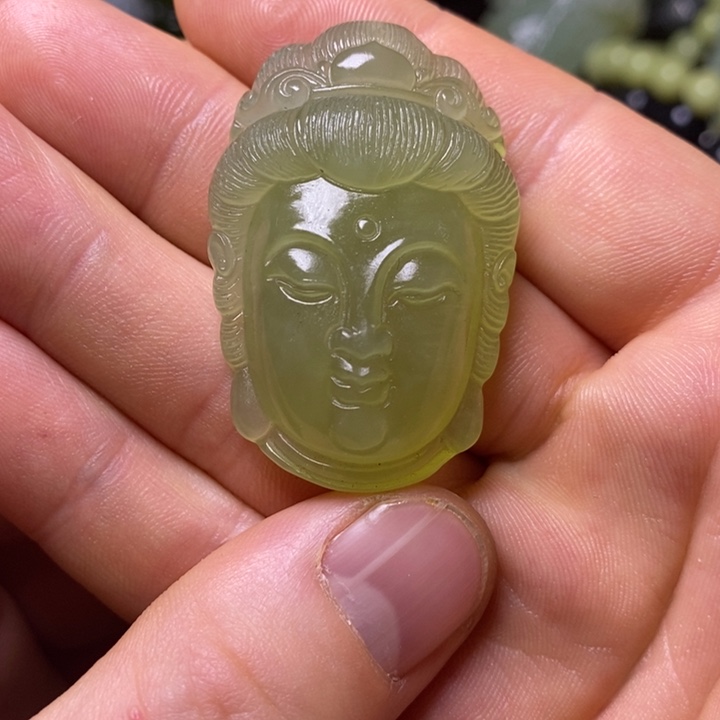 岫玉天然岫玉颈饰未镶嵌