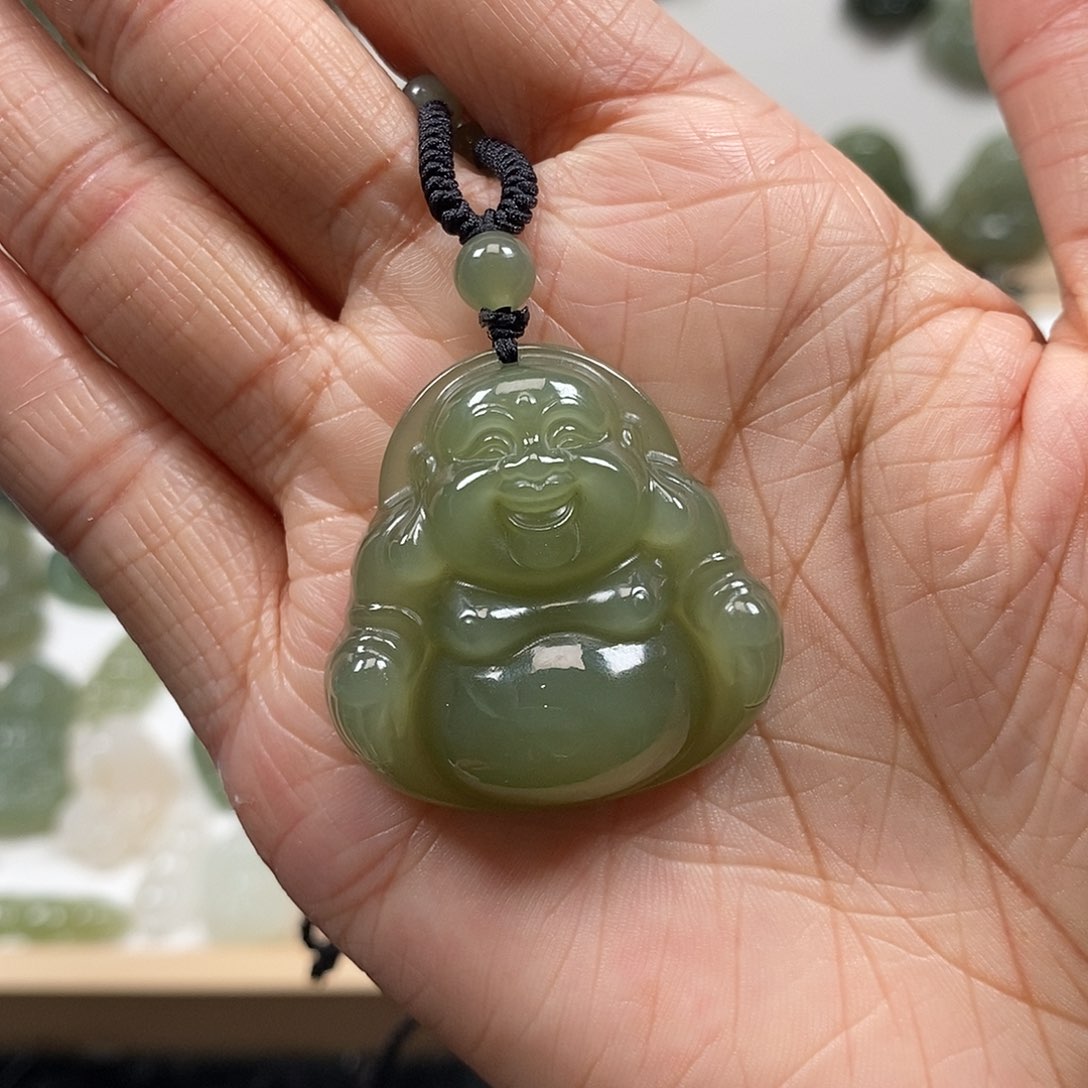 和田玉挂件未镶嵌卡35