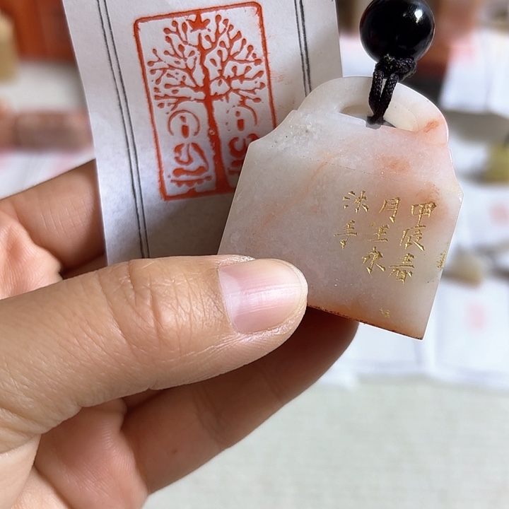 老挝石印石佛菩萨