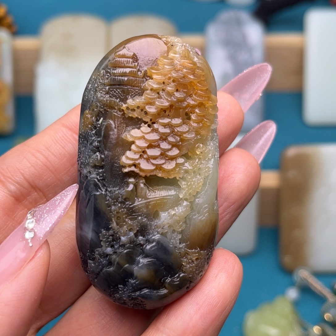 和田玉挂件未镶嵌