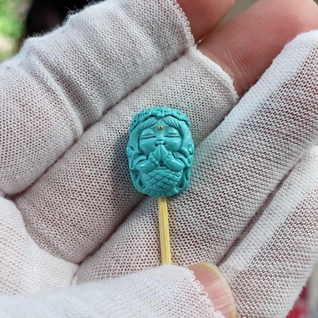 绿松石珠宝奇石未镶嵌