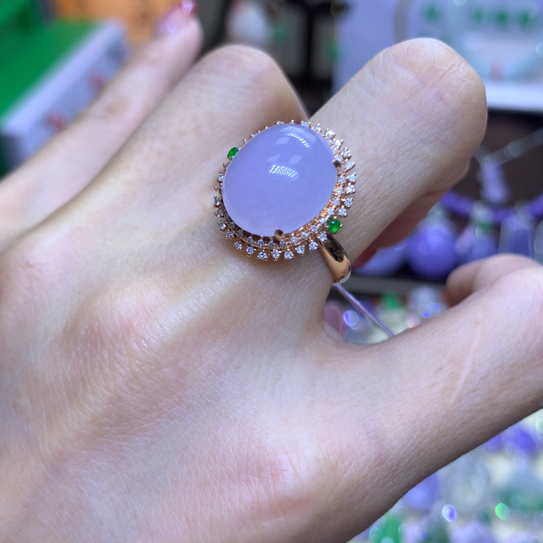 【闪购商品】翡翠18K金镶嵌颈饰翡翠