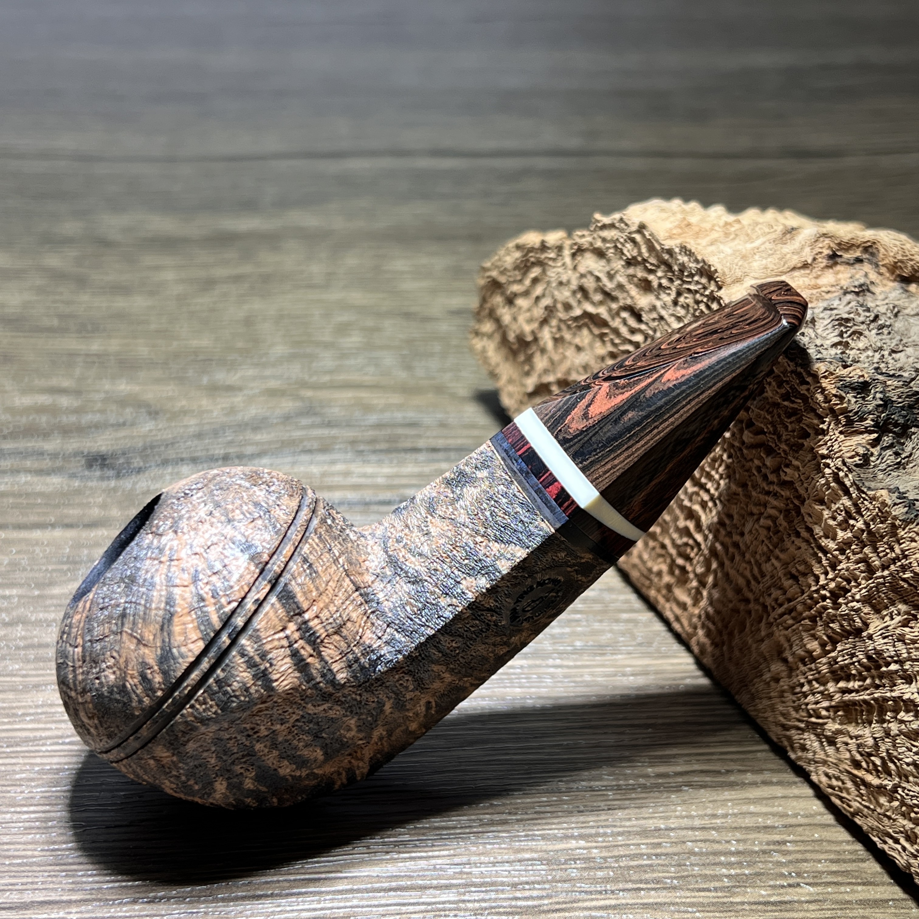 中国斗师华英雄致敬陶经典牛头石楠木手工烟斗