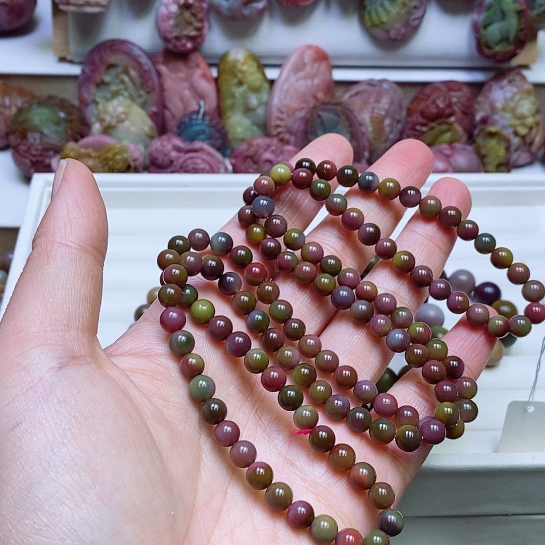 玛瑙/玉髓盐源玛瑙佛珠未镶嵌