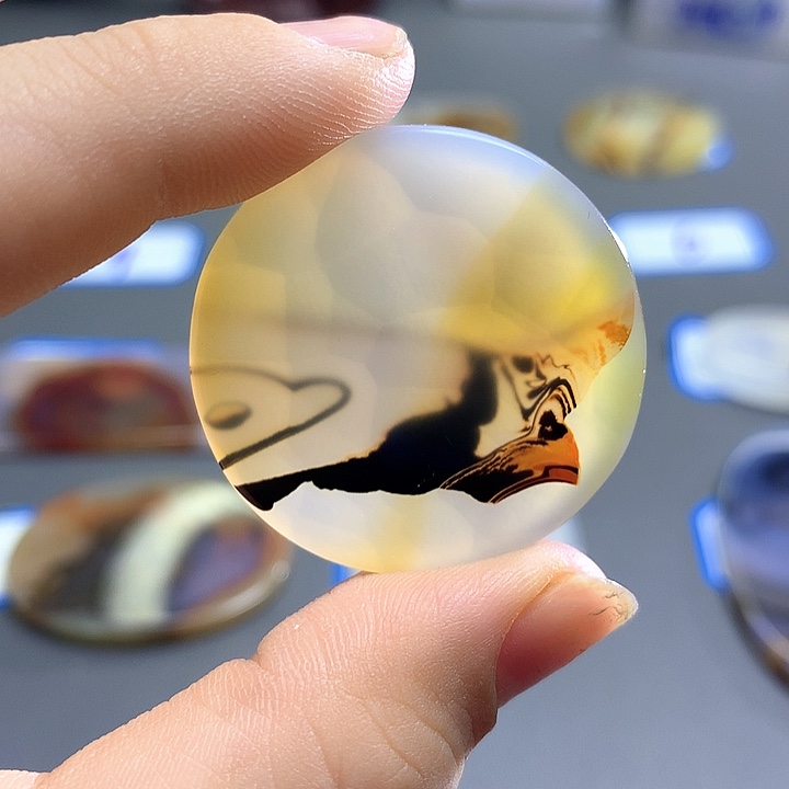 未镶嵌颈饰玛瑙/玉髓