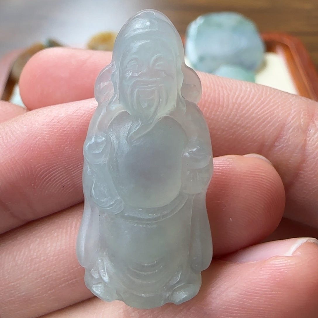 定制翡翠未镶嵌财神