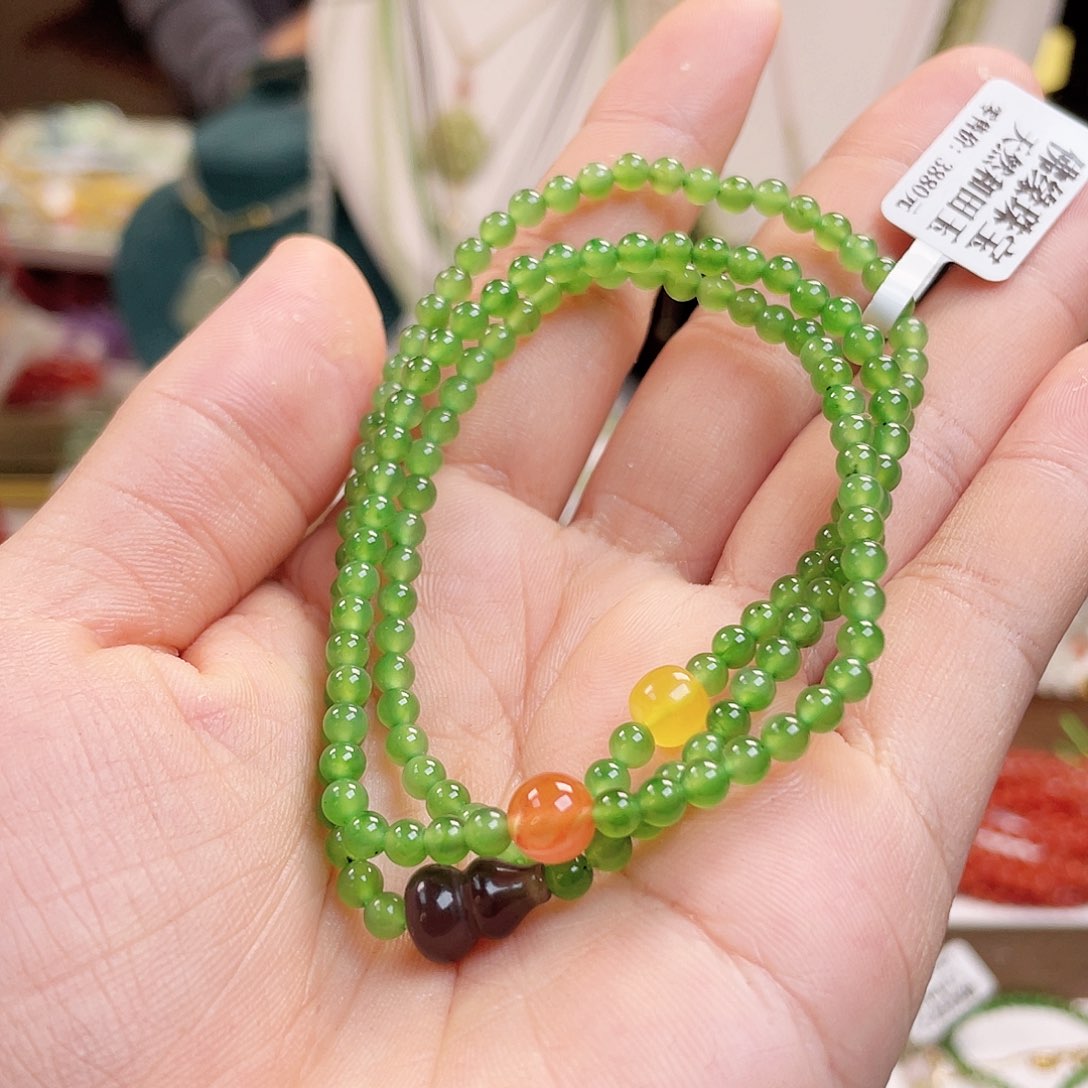 和田玉手链未镶嵌4