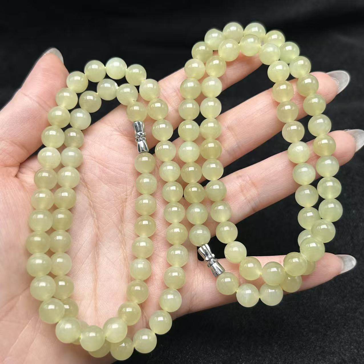 【玉经纶】210207/HQ122-和田玉项链-多样性发其一