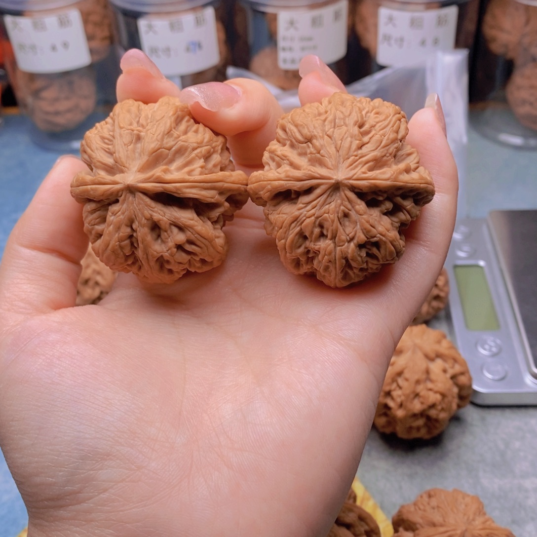 吊坠文玩核桃粗筋大肚子款球筋45