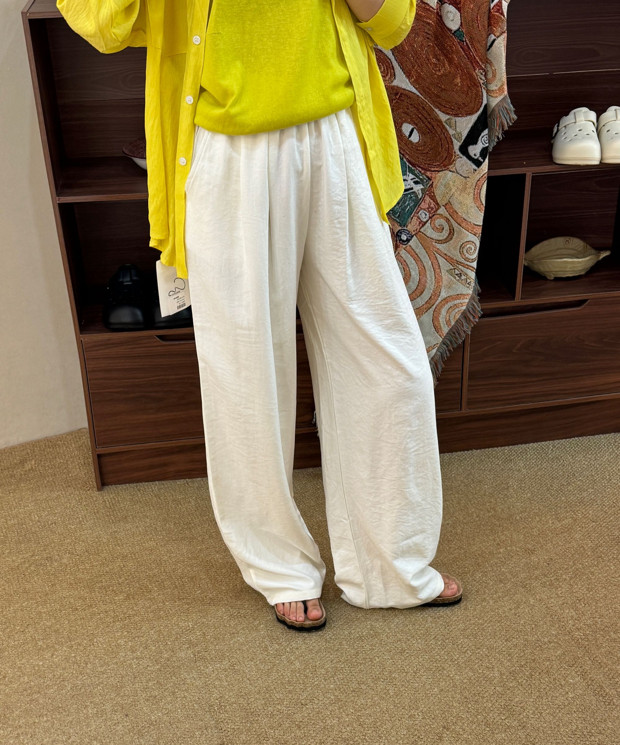 9053山本奶芙裤百搭夏季薄款