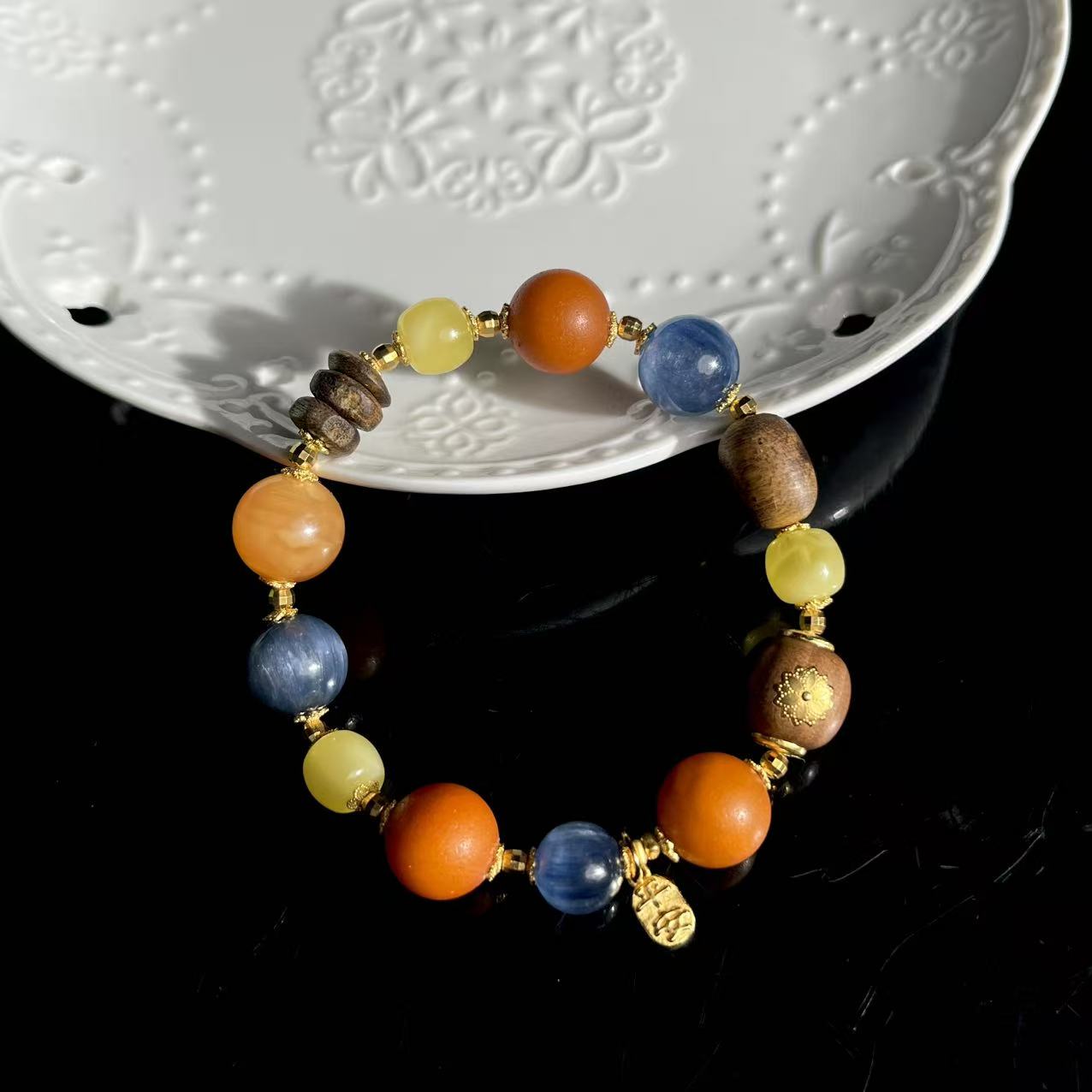 【大鱼甄选】国风款老花蜡DIY手串7-11mm+SJ97多样性发其一