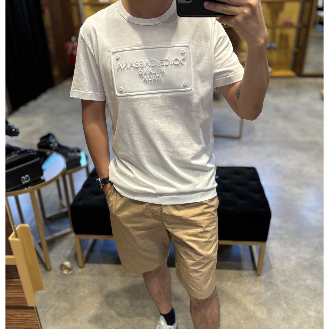 【CC在欧洲】 D....G 折扣款1号男士短袖休闲时尚上衣T恤