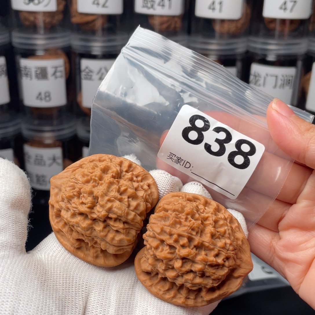 T***×文玩核桃把件全品47官帽