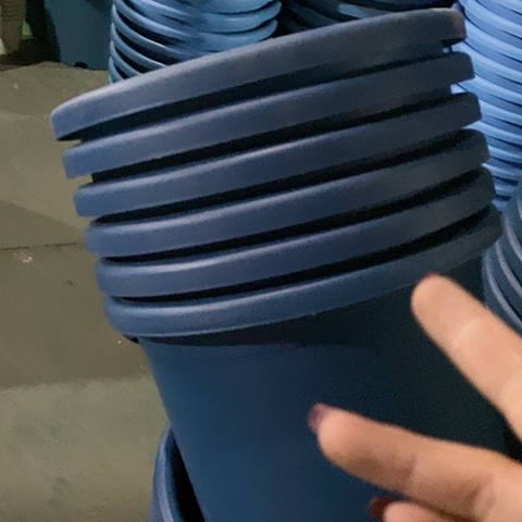 树脂微瑕5号6个无托藏青