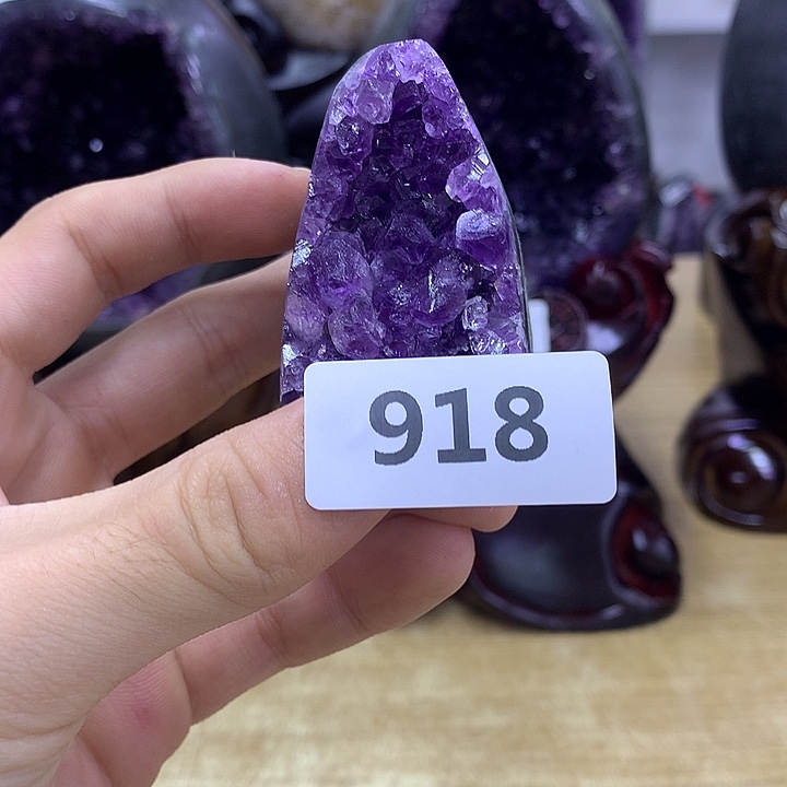 紫水晶未镶嵌紫晶918峰